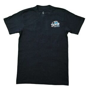 Enewear Unisex Black High Tides Short Sleeve Crew Neck Tee Size XL